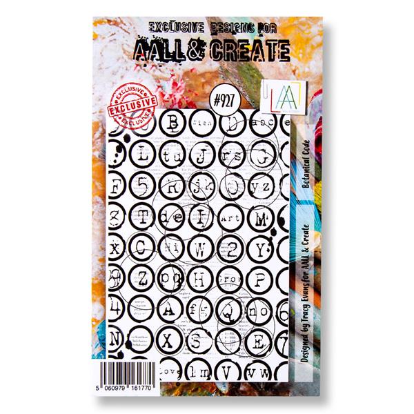 AALL & Create Tracy Evans A7 Stamp - Botanical Code - 103662