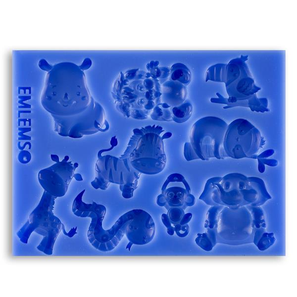 Emlems Jungle Animals Silicone Mould - 105047