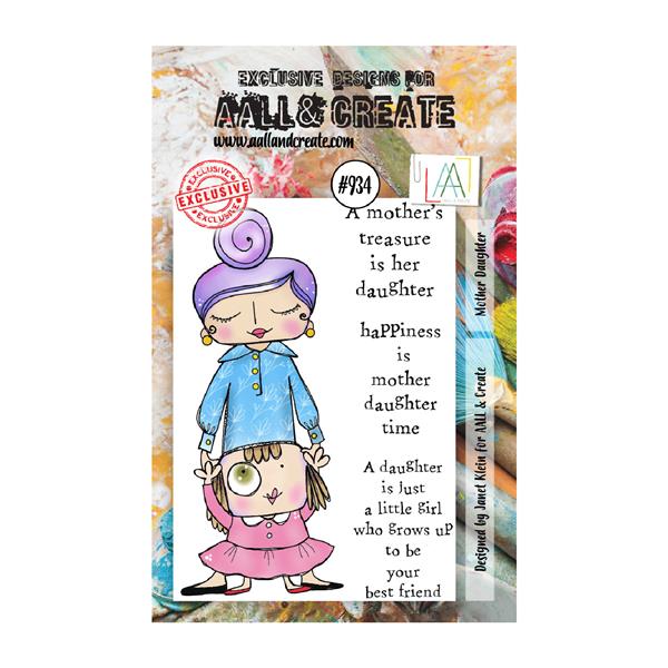 AALL & Create Janet Klein A7 Stamp Set - Mother Daughter - 4 Stam - 105503