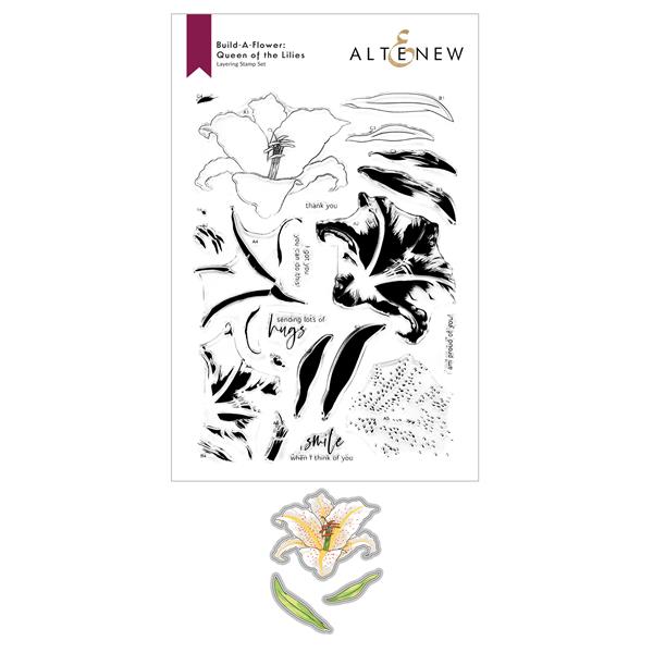 Altenew Build-A-Flower: Queen of the Lilies Layering Stamp & Die  - 105674