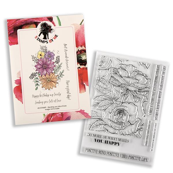Stamps By Me Stamp Set Duo - What Makes You Happy & Sending You L - 105882