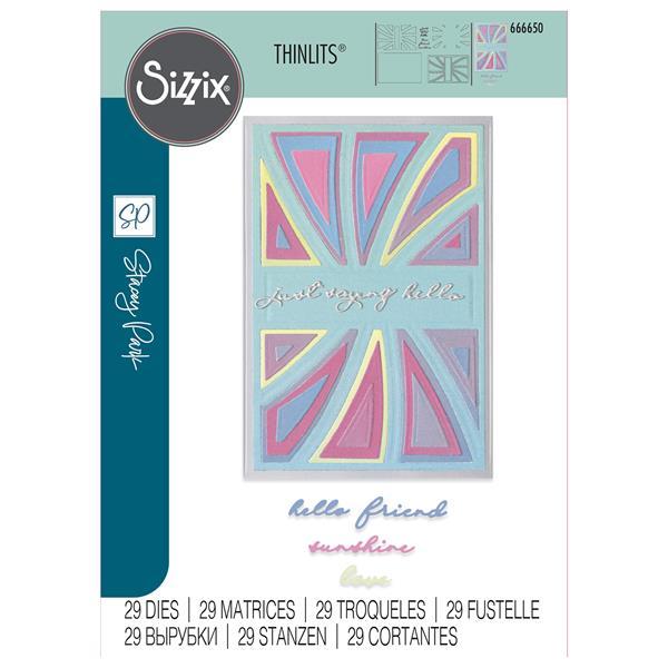 Sizzix Thinlits Die Set – Cosmopolitan, Swank Spirals by Stacey P - 106378