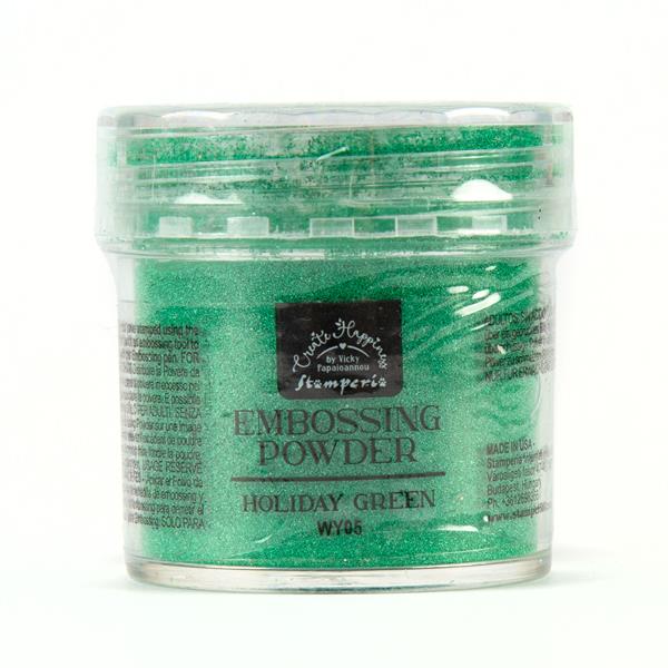Stamperia Create Happiness 18g Embossing Powder - Holiday Green - 108880