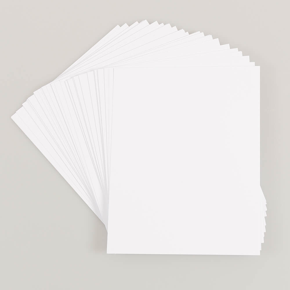 Clarity Crafts Set of 50 Sheets of 8.5x11” Stencil Card