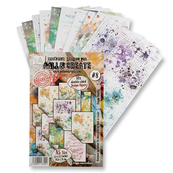 AALL & Create A5 Paper Pack - Prism Palette - 10 Sheets - 119970
