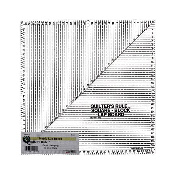 Bohin Black Square Ruler 32cm x 32cm - 127382