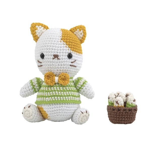 Knitty Critters Katie Kitten Sweet Crochet Friends Kit - 128489