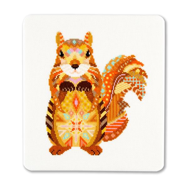Meloca Designs Mandala Squirrel Cross Stitch Kit - 129345