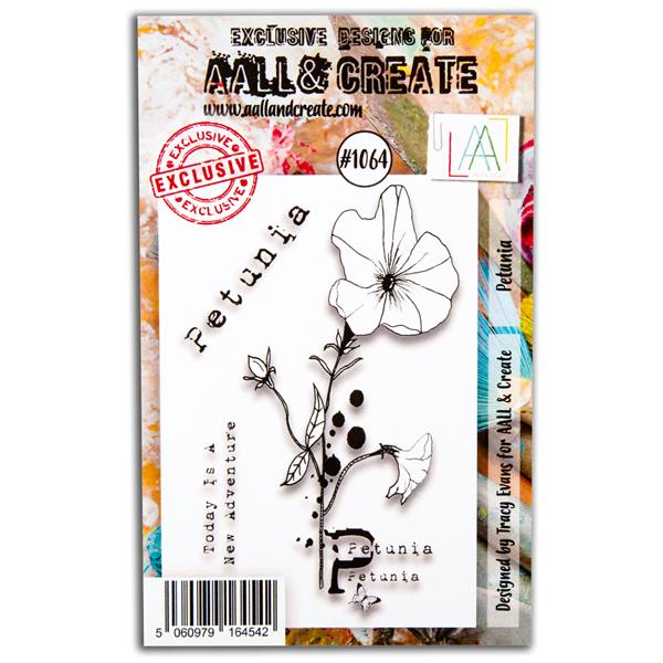 AALL & Create Tracy Evans A7 Stamp Set - Petunia - 3 Stamps - 129550