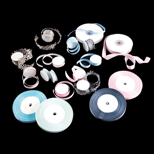 Assorted Ribbon Bundle - 11 Spools