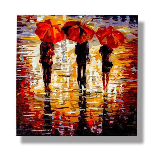 Paint by Numbers 30x30cm - In The Rain - 134483