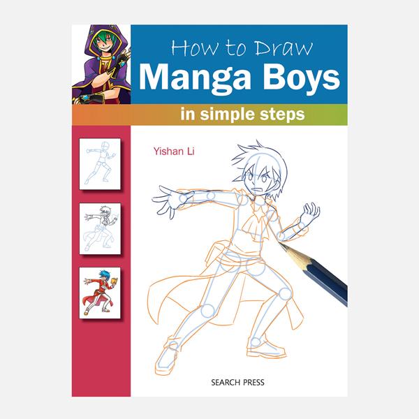 How to Draw Manga Boys in Simple Steps Book By Yishan Li - 135168