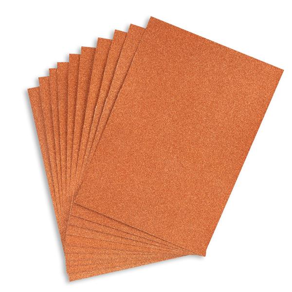 Craft Consortium The Essential Copper Glitter Card - 10 A4 Sheets - 135461