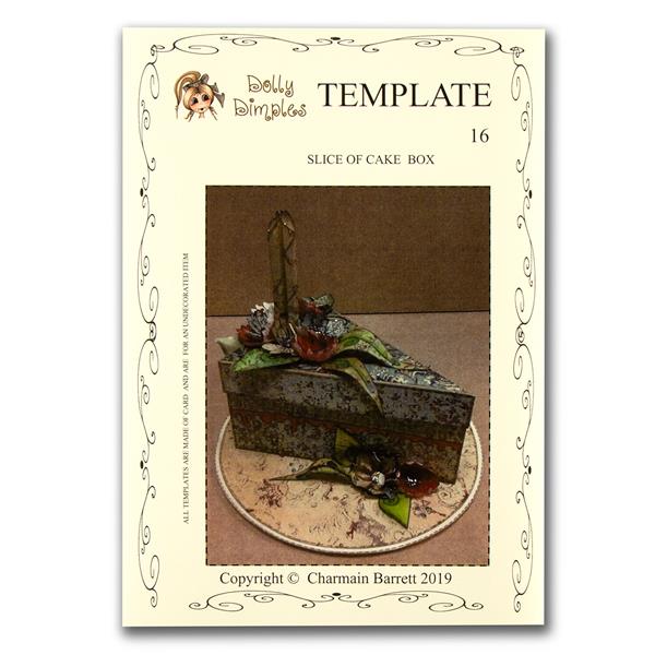 Dolly Dimples Cake Slice Template - 135498