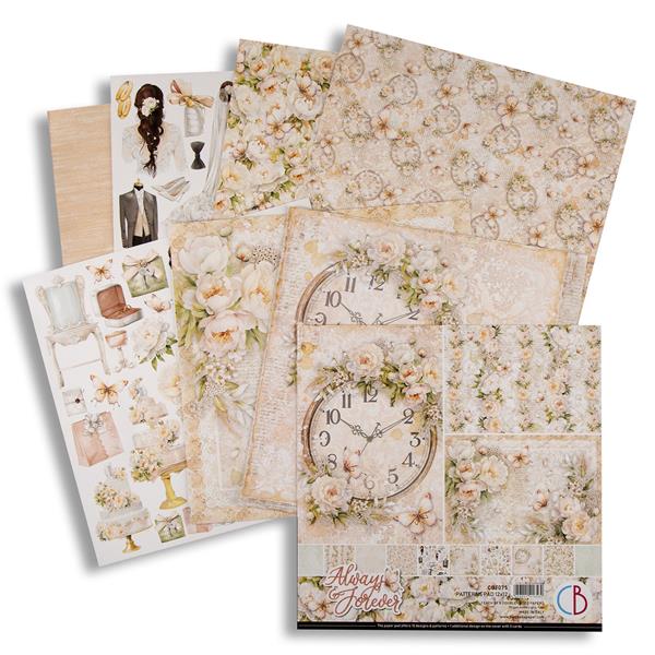 Ciao Bella Always & Forever 12x12" Patterns Paper Pad - 136426