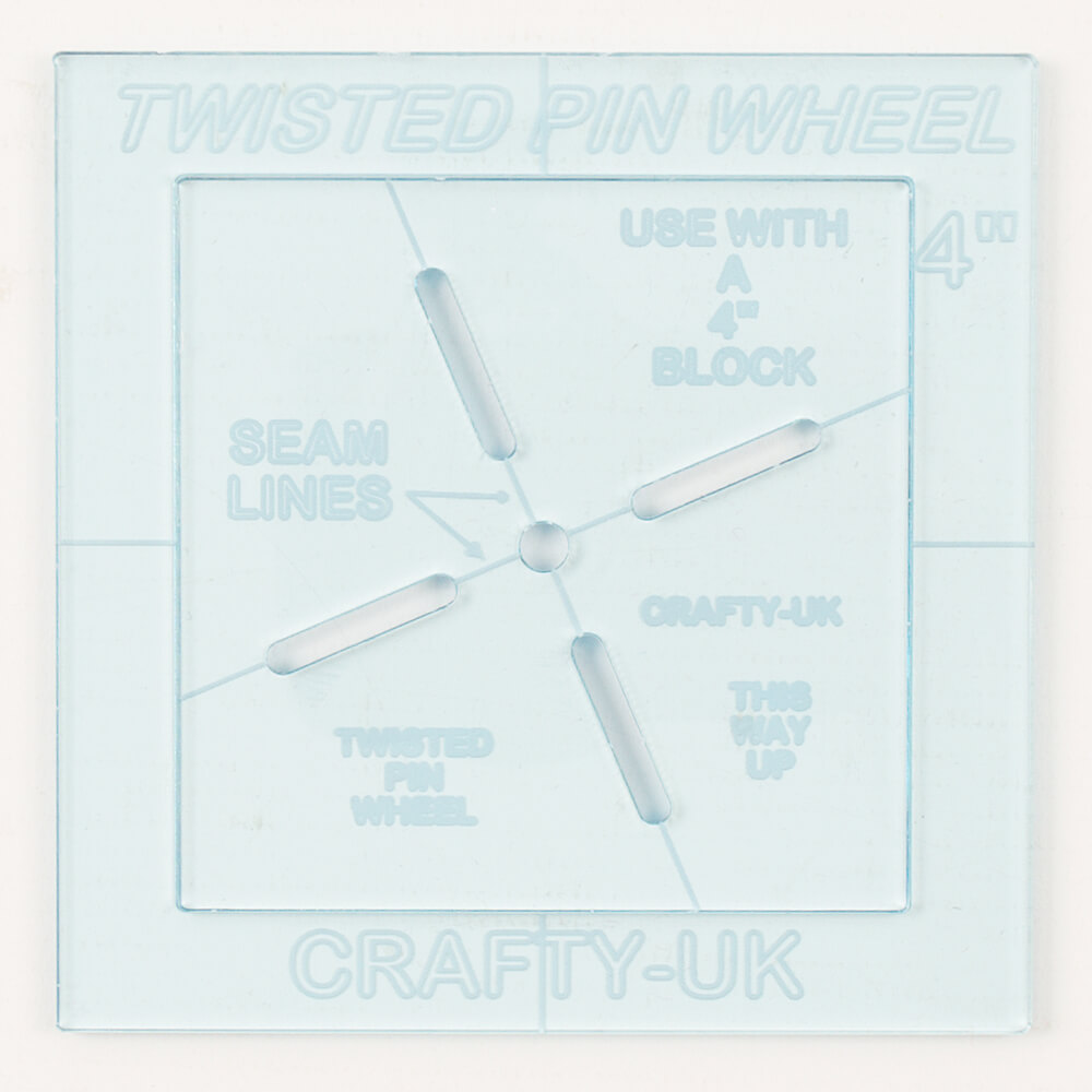 Crafty UK 4" Mini Twisted Pinwheel
