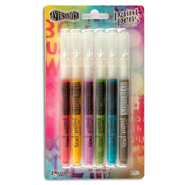 Ranger Dylusions 6 x Paint Pens - Set 3 - 138699