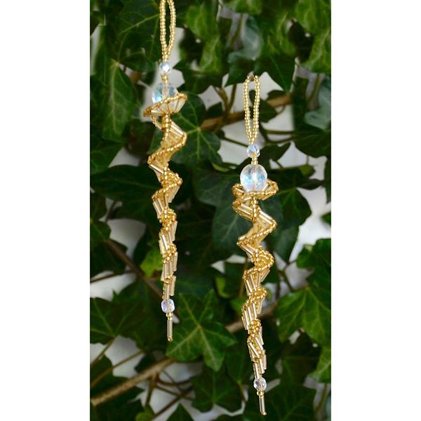 Spellbound Beads Arctic Icicle Kit - Makes 2 - Gold - 138788