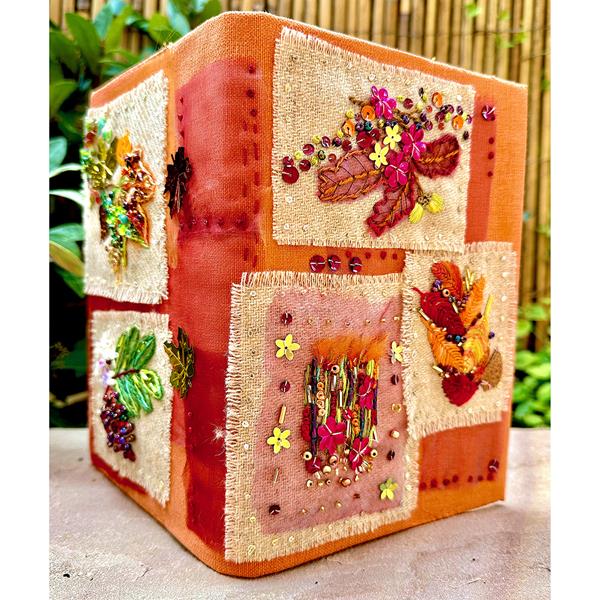 Rowandean Embroidery Autumn Book Cover Kit - 139595