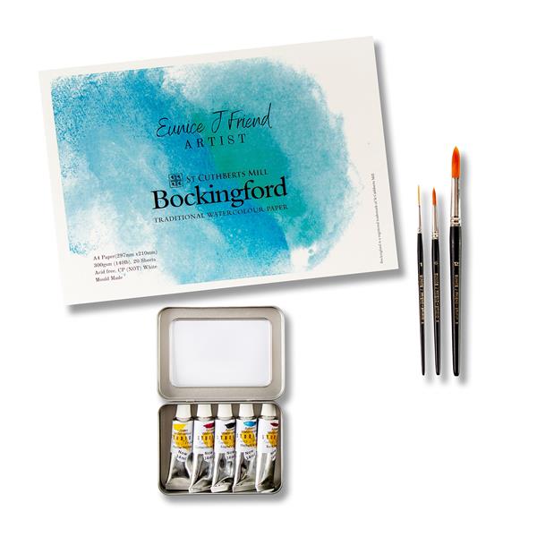 Studio 5 Complete Watercolour Kit - Pad, Brush Set & Watercolour  - 142071