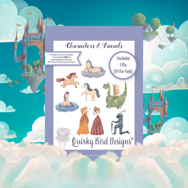 Quirky Bird Designs Characters & Friends Die - 144066