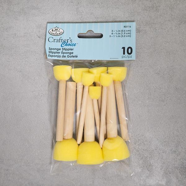 Crafter's Choice Sponge Stippler Set - 10 Pieces - 144721