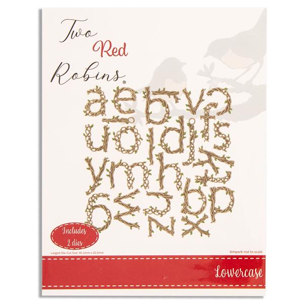 Two Red Robins Nature's Alphabet - Lowercase Die Set - 2 Dies - 147032