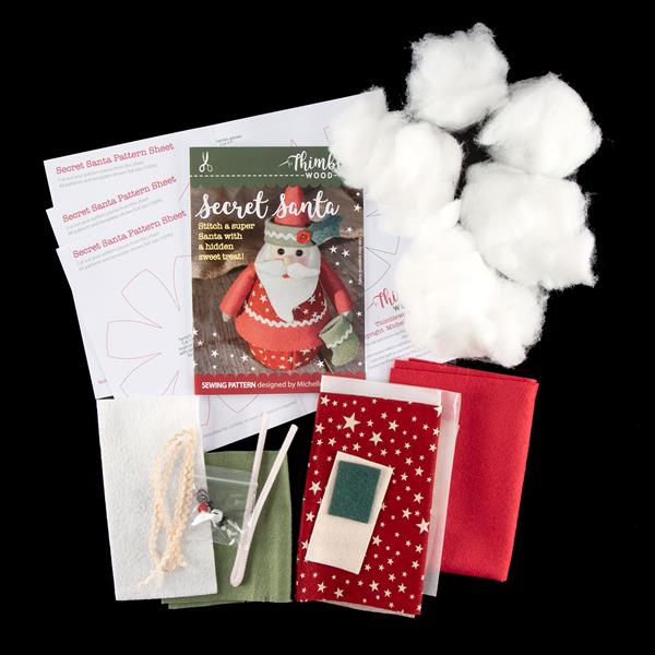 Thimblewood Secret Santa Felt Decoration Kit - 154609
