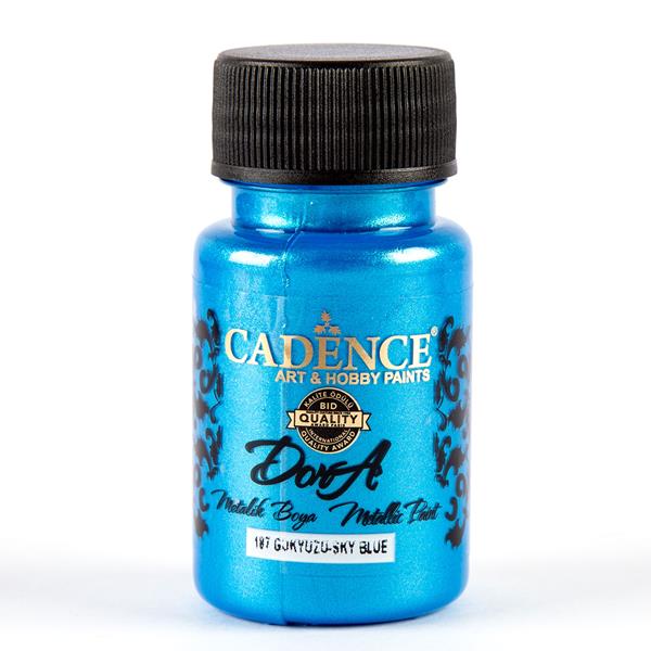 Acrylic Paint with Metallic Effect CADENCE DORA 50 ml. - LIGHT BLUE 186