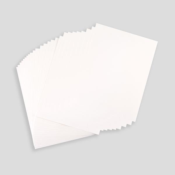Elizabeth Craft Designs 8.5x11" White Soft Finish Cardstock - 25  - 159002