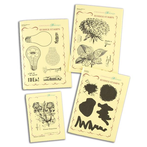 Chocolate Baroque Light Bulb Moments A5 Mounted Stamp Collection  - 160356