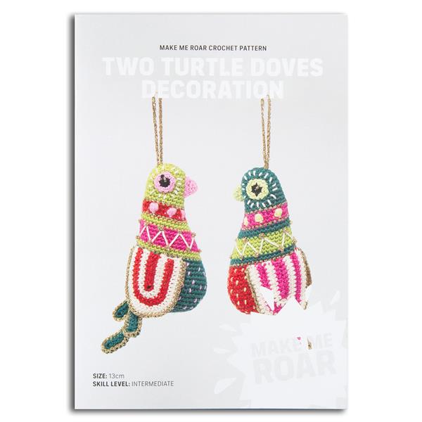 Make Me Roar Two Turtle Doves Amigurumi Crochet Pattern - 161654