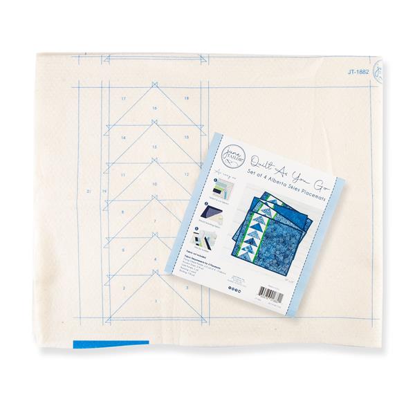 June Tailor Alberta Skies Quilt As You Go Placemats - Quilting In