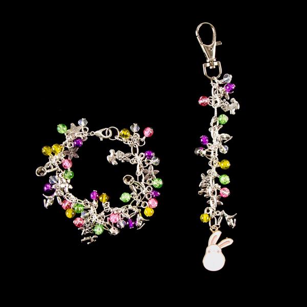 Aldridge Crafts Bracelet and Keyring Kit - Bright Bunny - 163368