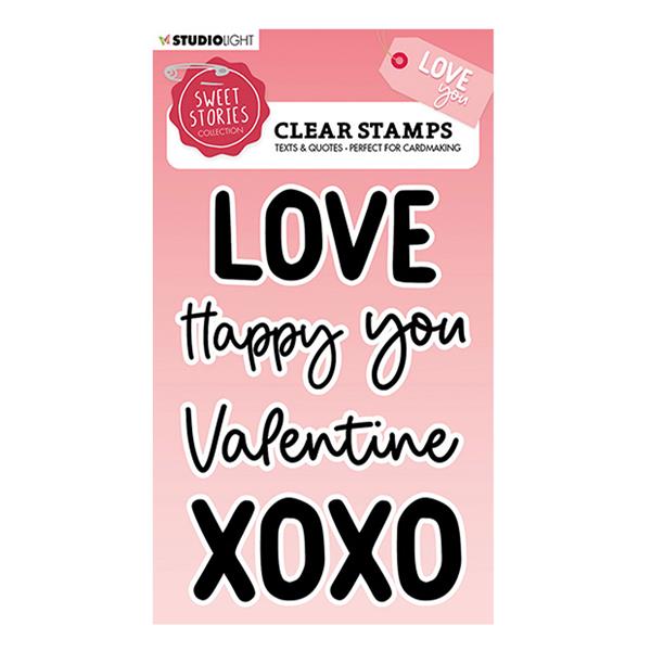 Studio Light Sweet Stories Stamp Set - Love You - 163598