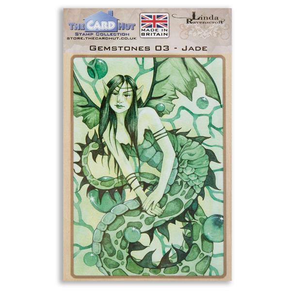 The Card Hut Linda Ravenscroft Gemstones: 03 Jade Stamp - 166738
