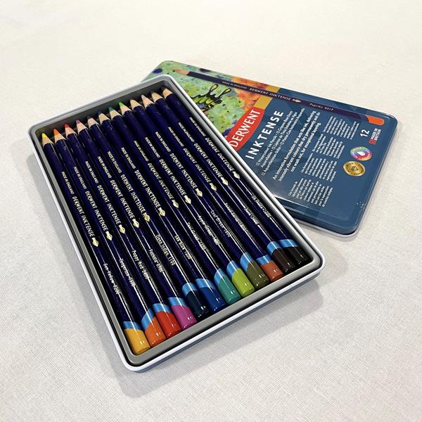 Derwent Inktense Pencils - Set of 12 - 167149