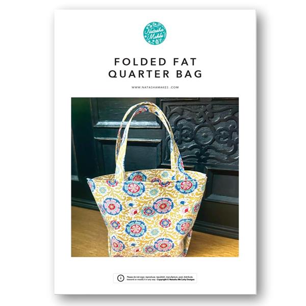 Natasha Makes Folded Fat Quarter Bag Pattern - 171032