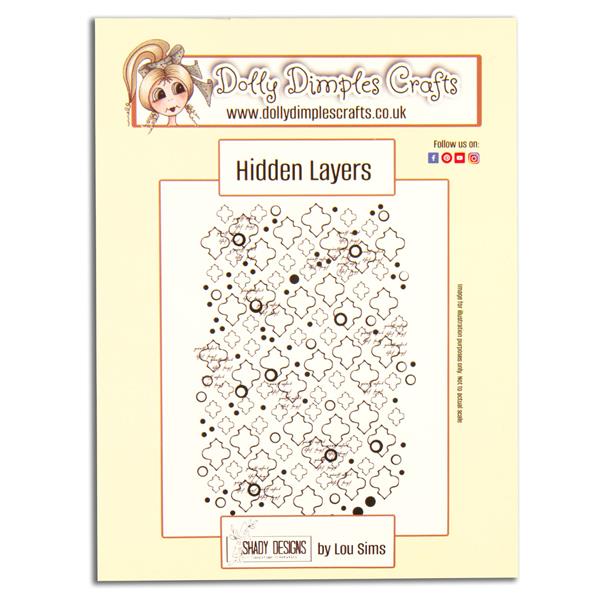 Shady Designs Hidden Layers A7 Background Stamp - 171164