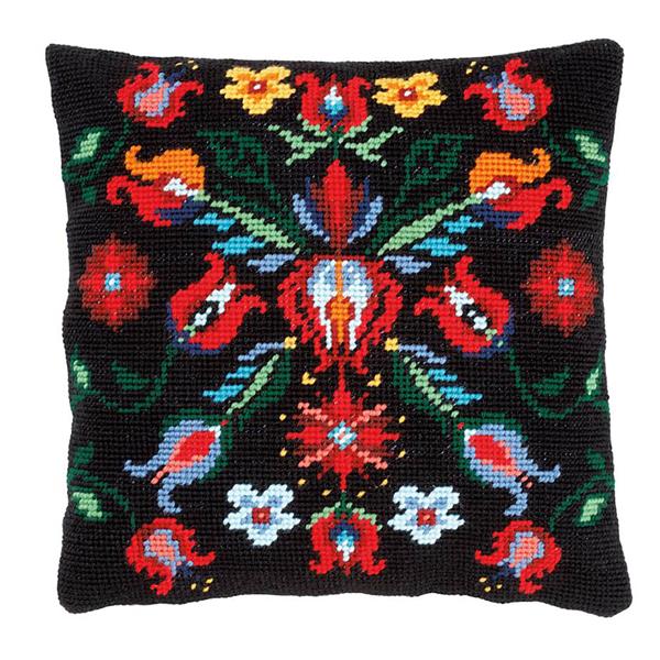 Vervaco Folklore III Tapestry Cushion Kit - 177970