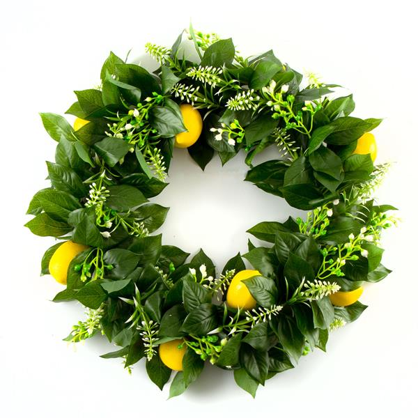 Forever Flowerz Lemon Summer Wreath - 33cm - 179985