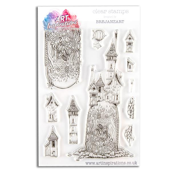 Art Inspirations with Brejanzart A5 Stamp Set - Balloon Mail Deli - 181788