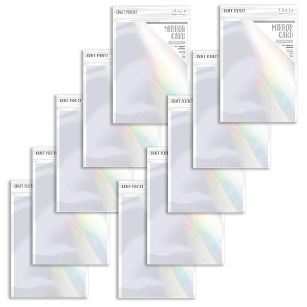 Tonic Studios A4 Mirror Card 5 Pack x 10 - 50 Sheets - 185751
