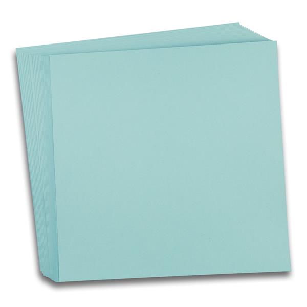 Pink Frog Crafts 12x12" True Light Blue Card - 290gsm - 25 Sheets - 188794