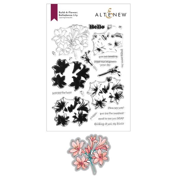 Altenew Build-A-Flower: Belladonna Lily Layering Stamp & Die Set - 192348