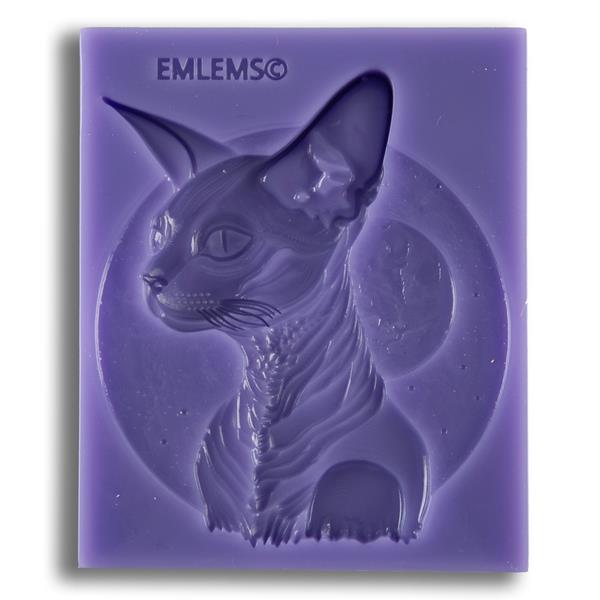 Emlems Spynx Cat Moon Silicone Mould - 196900