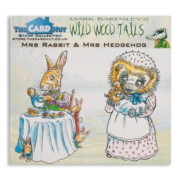 The Card Hut - Mark Bardsley Wild Wood Tails: Mrs Rabbit & Mrs He - 201124