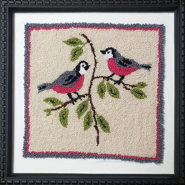 Liberty Lodge Crafts Love Birds Punch Needle Starter Kit with 9"  - 202628