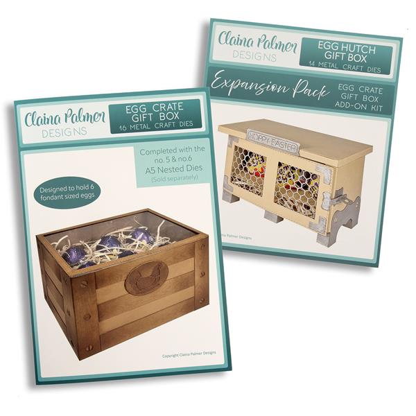 Claina Palmer Designs Egg Crate & Hutch Bundle - 2 x Die Sets - 203866