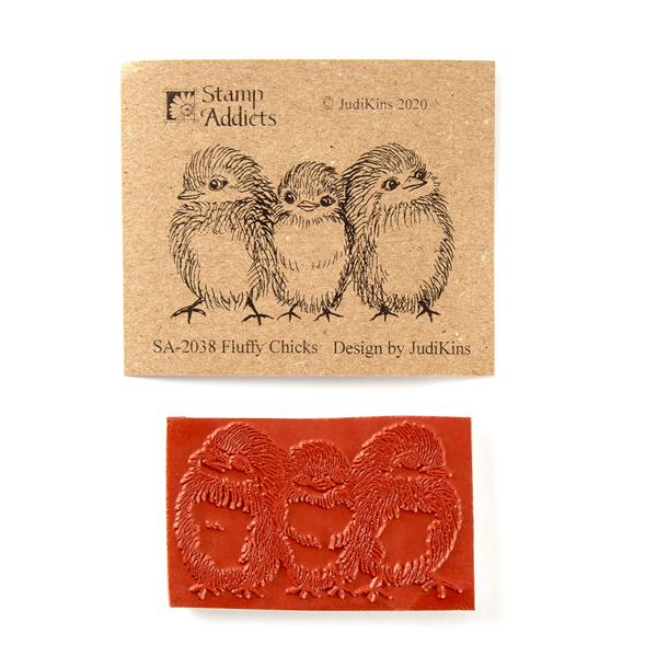 Stamp Addicts Fluffy Chicks Cling Mounted Rubber Stamp - 206921